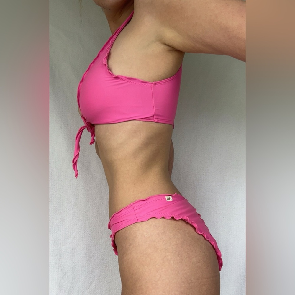 Pink Ruffle Bikini Set - Picture 4 of 12